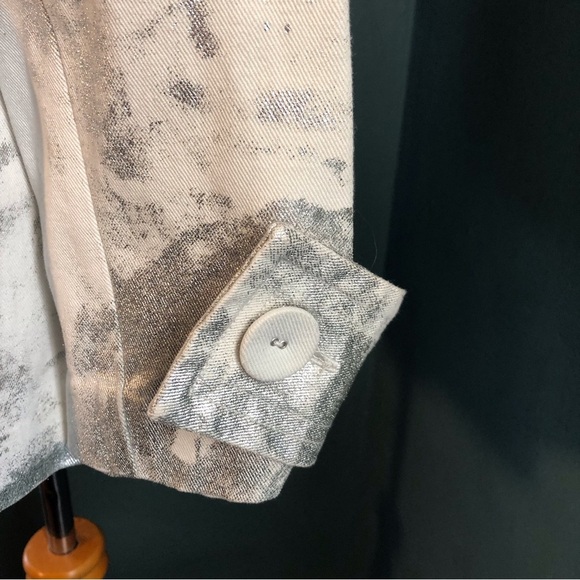 Kenar jacket , white with a silver foiled look - Picture 5 of 8